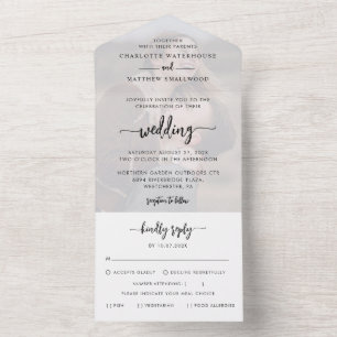 Casamento de Script de Foto Elegante