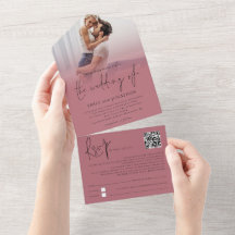 Casamento de Script Dourado do Código QR para Sobr