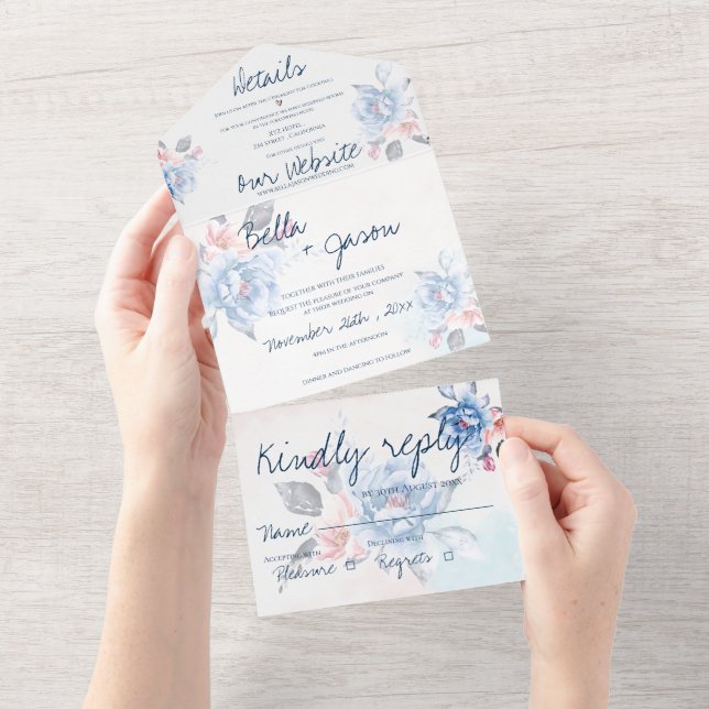 Casamento de Script Floral de Pessegueira de Aquar (Tearaway)
