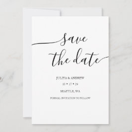 Casamento de script minimalista salve o cartão de