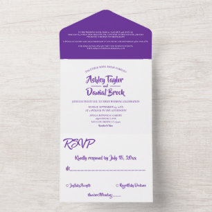 Casamento de Script Minimalista Simples e Chic