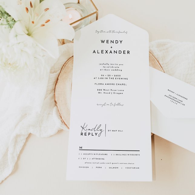 Casamento de Script Moderno Branco (Criador carregado)