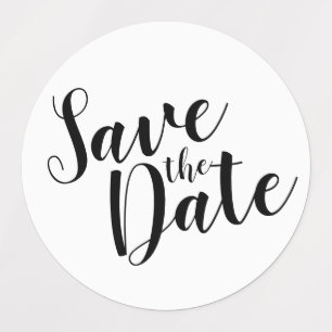 Casamento de Script Moderno Salva as Etiquetas de