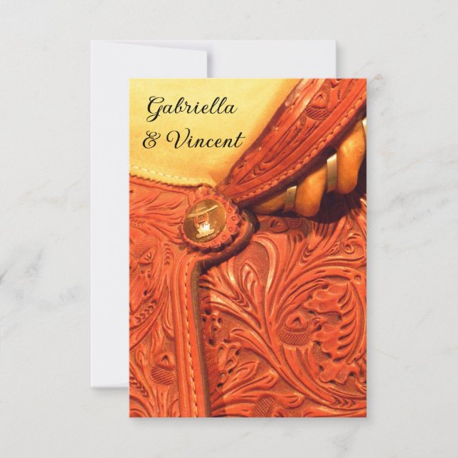 Casamento de sela ocidental / Anúncio de empacotam (Frente)