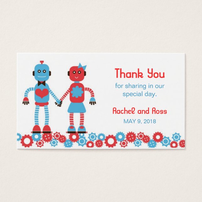 Casamento de Tema Robô Bonito (Frente)