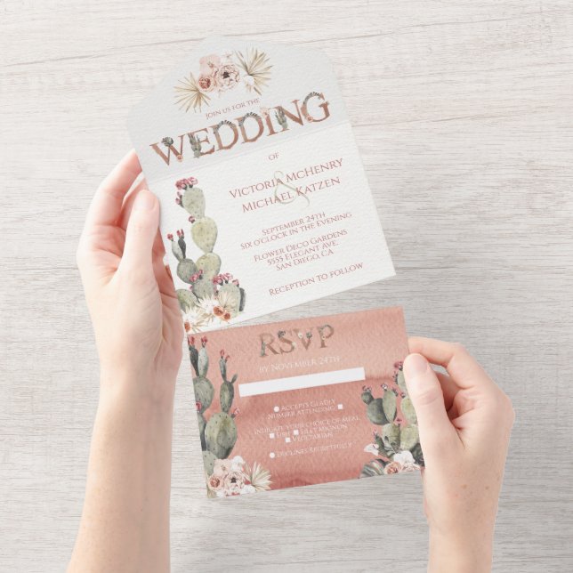 Casamento de Terracota & Cactus (Tearaway)