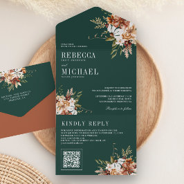 Casamento de Terracota Floral Flor Silvestre Esmer