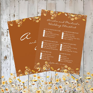 Casamento de Terracotta com flores brancas