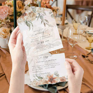 Casamento de Terracotta Pampas Grass BOHO