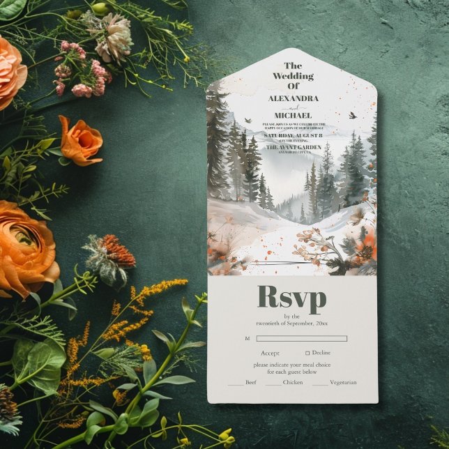 Casamento de Themed Rustic Elegante Das Montanhas  (Criador carregado)
