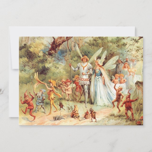 Casamento de Thumbelina na Floresta (Frente)