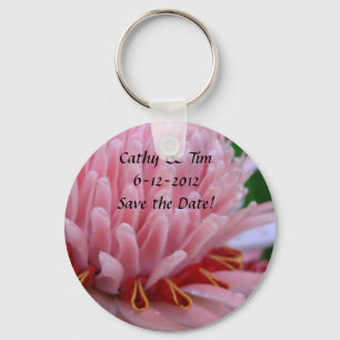 Casamento de Tocha Rosa Ginger Salve as Chaveiros 