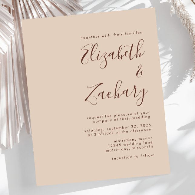 Casamento de Tonalidades Neutrais com Script Moder (Criador carregado)