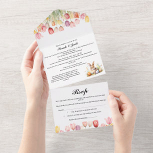 Casamento de Tulipas do Tema da páscoa