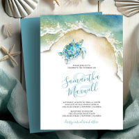 Casamento de Turquesa Marítima Tropical Turquesa