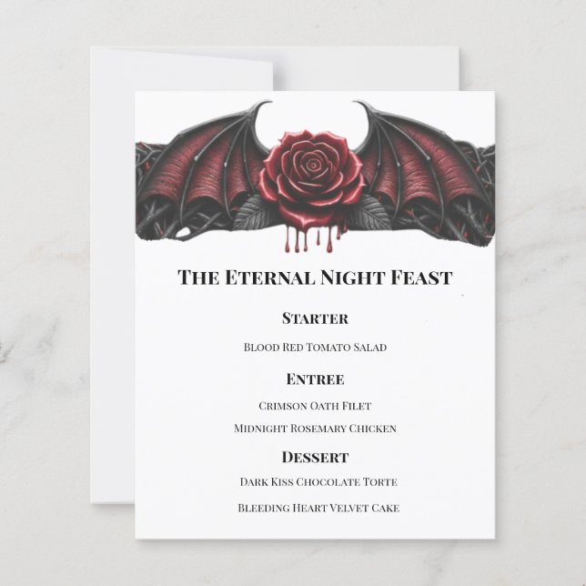 Casamento de Vampiro Gótico de Noite Eterna Romanc (Frente)