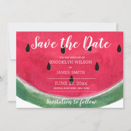 Casamento de Verão Salva Cartões de Data Melancia