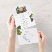 Casamento de vinhas de barril de vinho russo