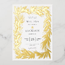 Casamento de Wreath Moderno de inverno