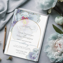 Casamento | Deslumbrante Peônia Azul Empoeirada