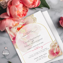 Casamento | Deslumbrante Peônia Rosa Coral