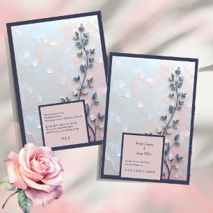 casamento do Branch, cor-de-rosa e tom pérola