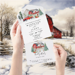 Casamento do Campo da Neve de inverno de Natal