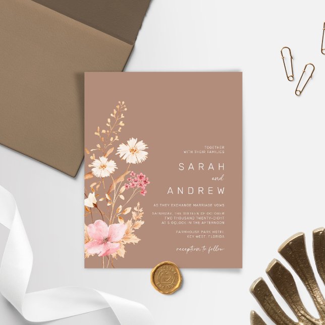 Casamento do Jardim de Terratas de Flores Selvagen (Criador carregado)