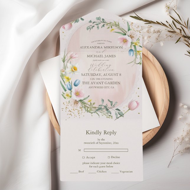 Casamento do Jardim dos Prados de Flores Selvagem  (Criador carregado)