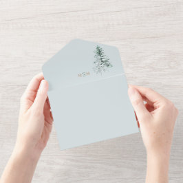 Casamento do Monograma da Woodcolor Woodland