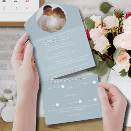 Casamento do Monograma de Foto Romântica Elegante