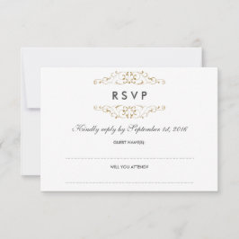 Casamento Dourado Anterior RSVP