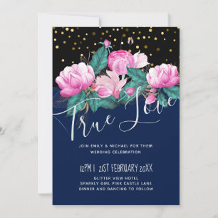 Casamento Dourado bonito Rosa Rosa Rosa