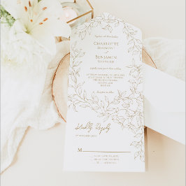 Casamento Dourado Clássico em Greenery