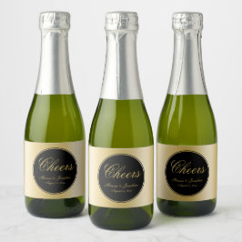 Casamento Dourado de Caligrafia Elegante