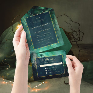 Casamento Dourado de Fairytale Greenery, Floresta