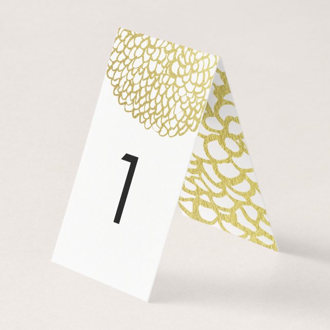 Casamento Dourado de Padrões Petais desenhados à m (Frente)