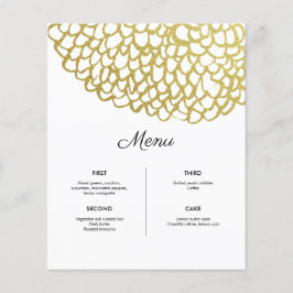 Casamento Dourado de Padrões Petais desenhados à m