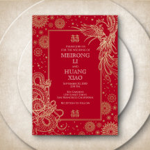 Casamento Dragão Fenix Chinês