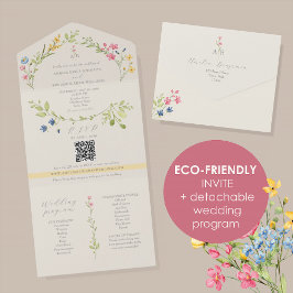 Casamento Ecológico com Flores Silvestres