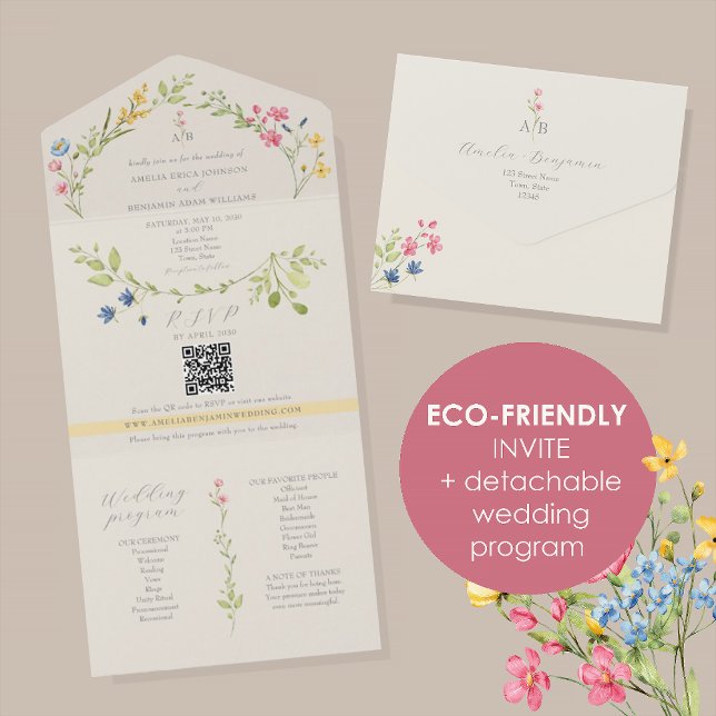 Casamento Ecológico com Flores Silvestres (Criador carregado)