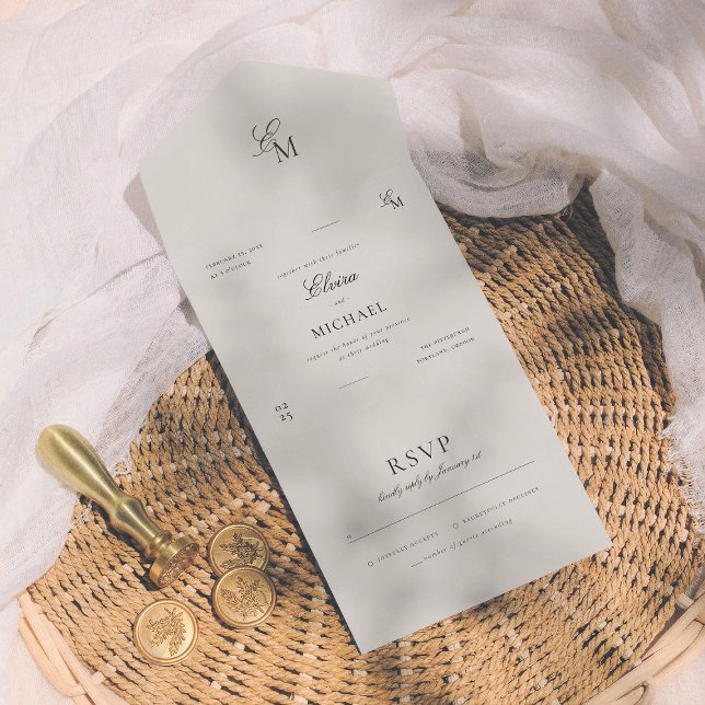 Casamento Editorial de Marfim Minimalista (Criador carregado)