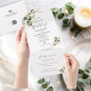 Casamento Elegante com Verde e Dourado