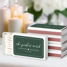 Casamento Elegante Correspondência Perfeita Verde 