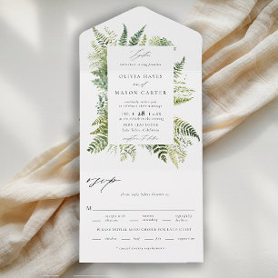 Casamento Elegante De Fernos Florestais Encantados