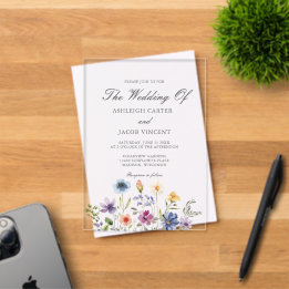 Casamento Elegante de Primavera com Aquarela de Fl