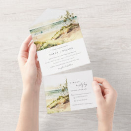 Casamento Elegante Dusky Coastal Beach Sun Seascap