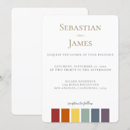 Casamento elegante Gay Arco-Íris LGBTQ