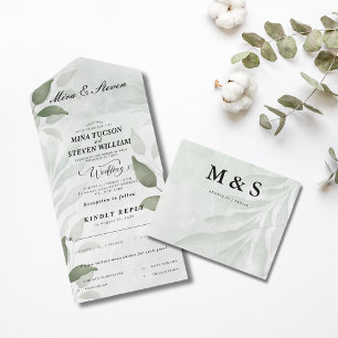 Casamento Elegante Greenery Eucalyptus