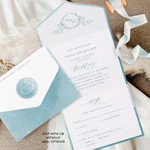 Casamento Elegante Monograma e Vidro Marítimo